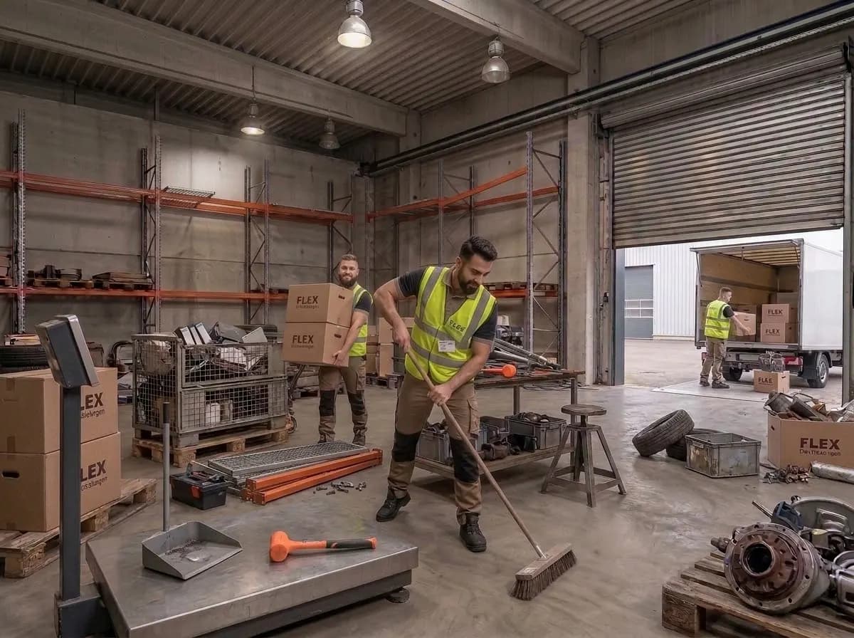 Gewerbe- und Industrieentrümpelung durch FLEX in Karlsruhe